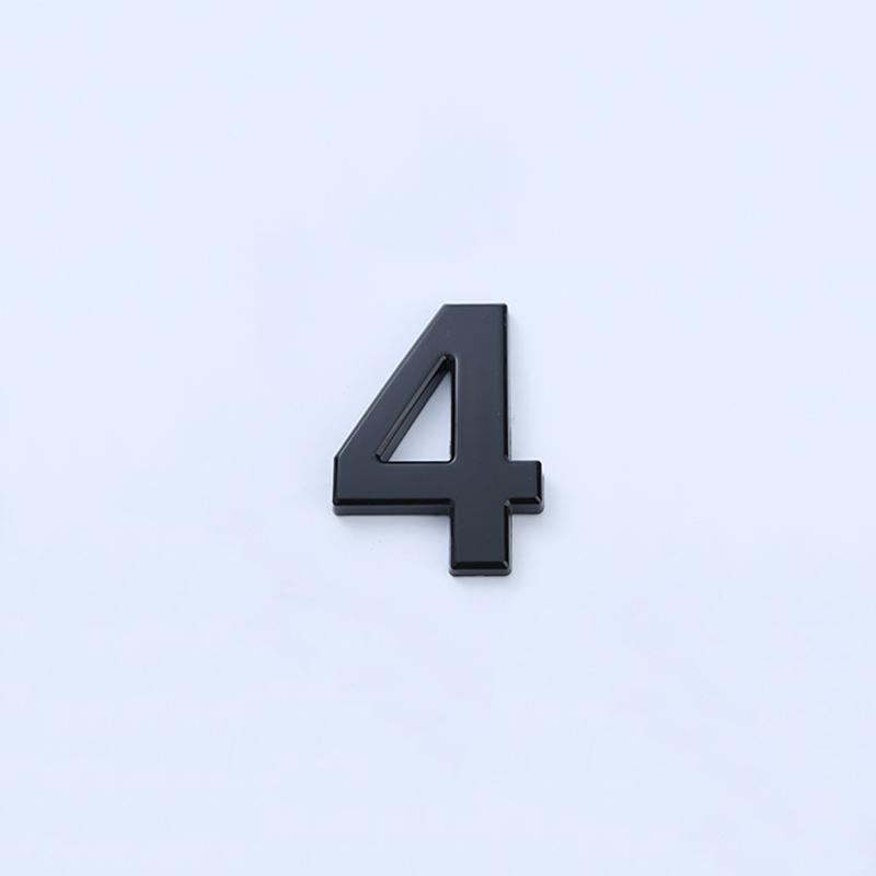 3,9-дюймова АБС дверна табличка з гальванічним покриттям, цифровий номерний знак, готель, вулиця, цифровий номер будинку, золото, срібло, чорний, бронза