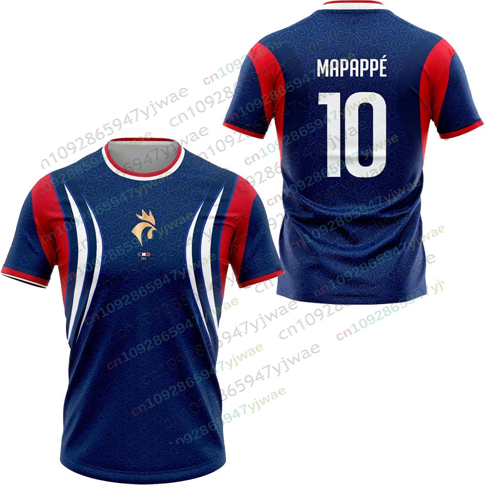 2026 France Soccer Jersey Fan Edition No.10 Football Shirt Breathable Quick Drying Sportswear Summer Women men T-Shirt