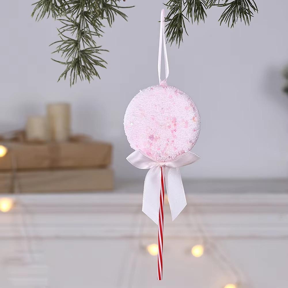 Macaron Ice Cream Cake Donut Pendant Christmas Tree Hanging Decoration Kids 2026 New Year Gifts Home Party Supplies