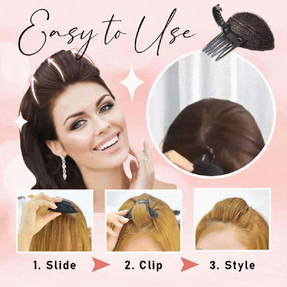 Natural Volume Hair Sponge BB Hair Clip Fluffy Hair Pad Puff Hair Cushion Invisible Hair Bun Clip