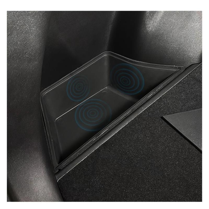 For Geely Manjaro Xingyue L KX11 2023 2024 2025 Rear Trunk Side Storage Box with Sponge Cover Tail Boot Organizer Accessories