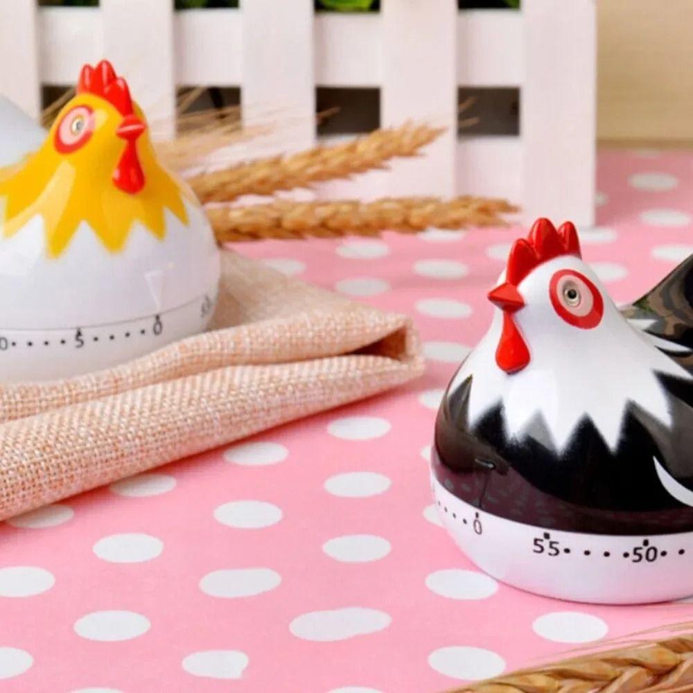 Hen Shaped Design Cooking Reminder Mechanical Egg Timer Clock Time Alarm Device  Baking Cooking Use