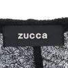 ZUCCa Made In Japan Long Sleeve Knit Switching One Piece M Black Women Used