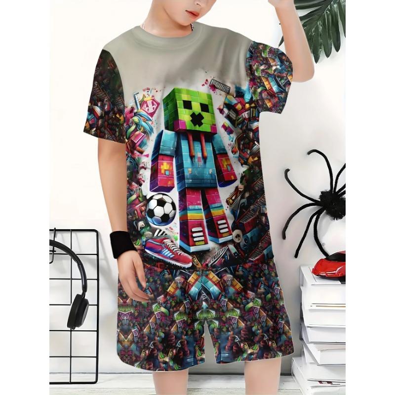 New children's clothing set, casual, comfortable and breathable for home use