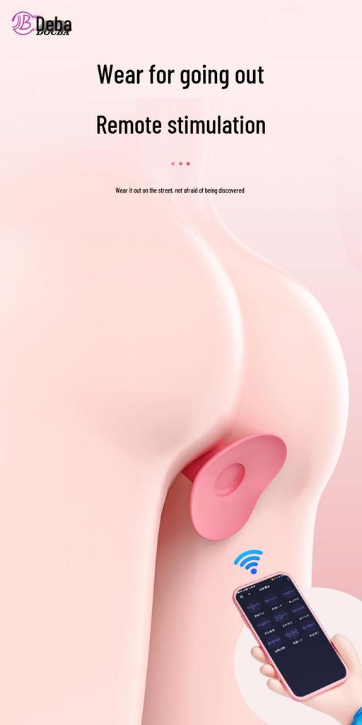 DeBa Love Secret Wearable Remote-Controlled Vibrator for Women - Mini App-Controlled Outdoor Anal Plug