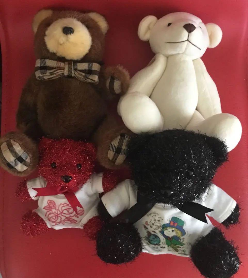 

[USED] 4 teddy bears