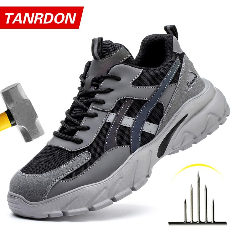 Sicherheitsschuhe Herren Neu Stahlkappe Herren Arbeitsschuhe Pannensichere Arbeitsschuhe Sneaker Männer Schutzschuhe Arbeitsstiefel Sicherheitsstiefel