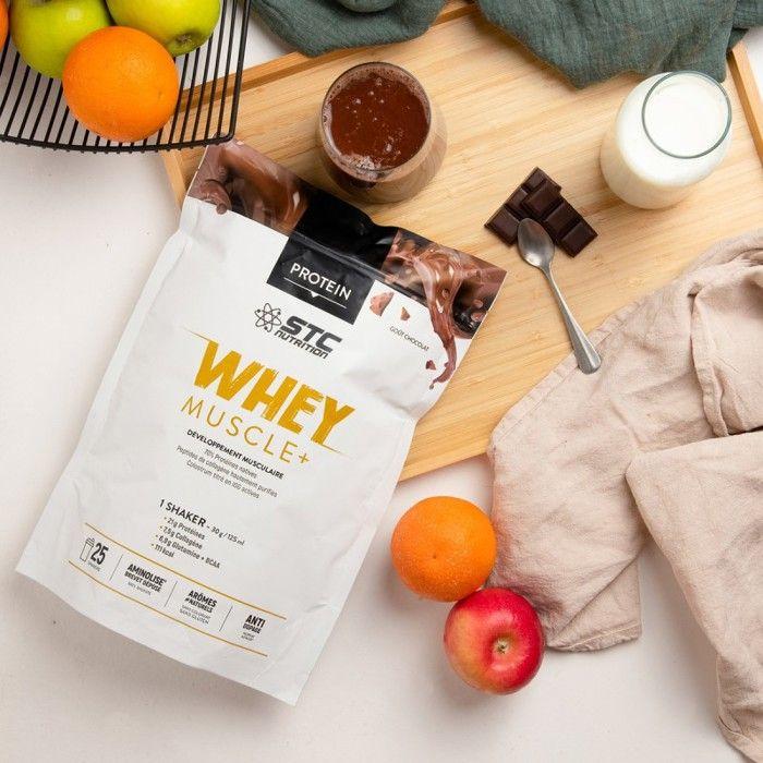 STC Nutrition+Whey Muscle+ Protein Chocolat 750 G