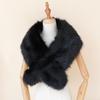 Ladies Fashion New Imitation Fox Fur Shawl Fur Collar Fur Scarf Warm Shawl Fur Collar