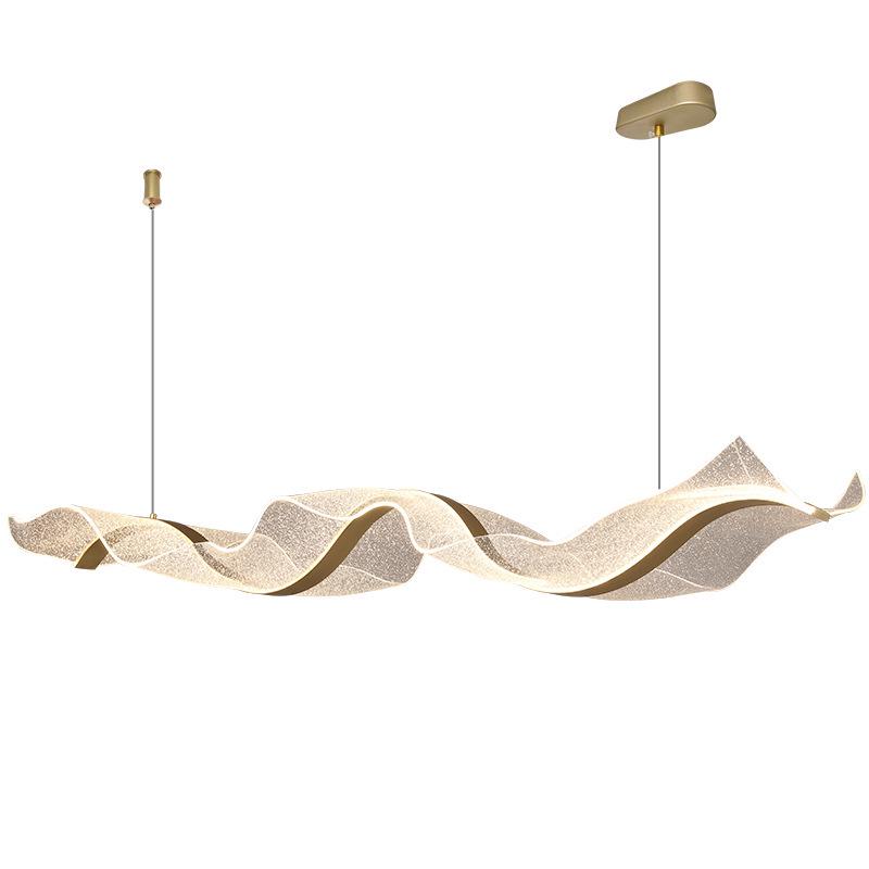Nordic Starry Sky Wave Chandelier - Modern Designer Lighting for Restaurants, Hotels, Bars, and Tea Rooms