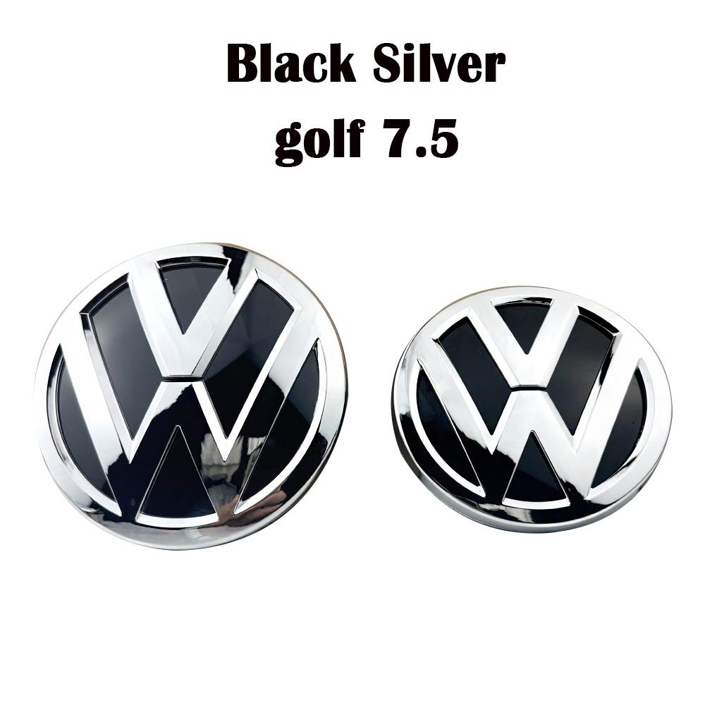 VW Polo Golf 4 5 1 juego Para VW Pegatina Accesorios ABS Coche Parrilla Frontal Emblema Maletero Trasero Insignia Logo Golf 6 7 7.5 MK6 MK7 MK8 Polo EP1 g6