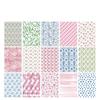 30 Fogli Carta Artigianale Floreale Vintage Carta Pattern Pattern Retro Ditsy Blocco Carta per Journaling