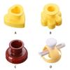 Donut Embossing Mold Non-Stick Household Cake Decorating Tools Waffle Multi-functional DIY Pressing Die Bakeware Accessories