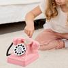 Phone Money Saving Box Sculpture Cartoon Tabletop Decoration Retro Telephone Piggy Bank for Shelf Bedroom Office Desktop Home