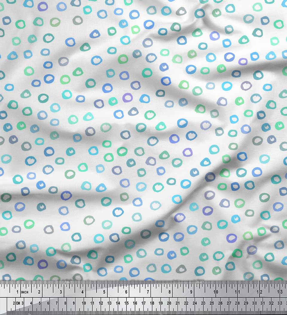 

Белый японский креп-сатин Soimoi, ткань с геометрическим декором и принтом, 42 дюйма 42 Inch Wide - Poly Crepe белый