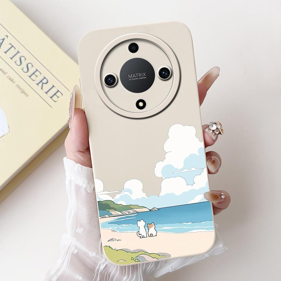 Für Honor X9a Hülle RMO-NX1 Luxus Candy Lackierte Abdeckung Stoßfeste Handyhülle Für Honor Magic5 Lite Magic 5Lite HonorX9a Weiche Taschen