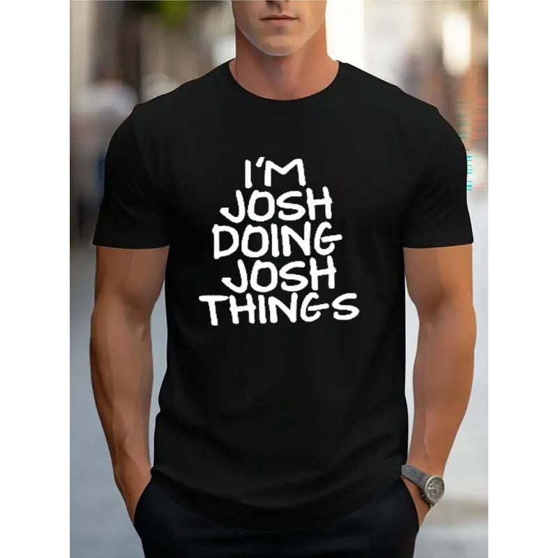 European Size Men Casual Short Sleeve Tee 1 Pcs 100% Heavy Cotton - Comfortable Crew Neck, Soft Adorable Tees Tops