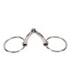Horse Chewing Mouth Bit Stainless Steel Double Rings Snaffle Bit Buckle for Training