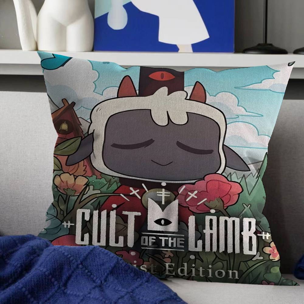 

C-Cult O-Of T-The L-Lamb V-Video Game Pillow Gift Home Office Decoration Bedroom Sofa Car Cushion Cover case 45x45 12x12Inch