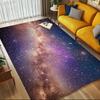Galaxy Space Crystal Velvet Office Chair Mat Area Rug - Non-Slip, Floor Mat, Office Desk Chair Rugs,Christmas Gift-1106111