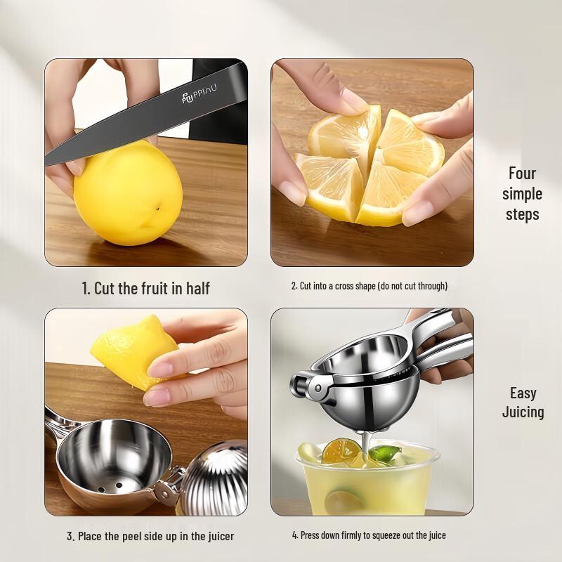 ZISIZ Stainless Steel Manual Juicer