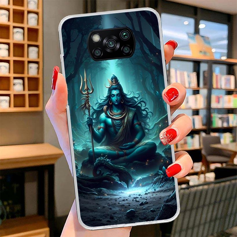 Lord Shiva Hindu God Buddha India Cover Phone Case For Xiaomi Poco F7 Ultra X7 X6 X5 Pro M7 Redmi 15C 15 13C 13 12C 12 10C 10 9A