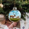 Christmas Tree Balls Clear Seasonal Pendants Shatterproof Balls Ornaments For Dinner School Restaurant Shopping Mall Wedding