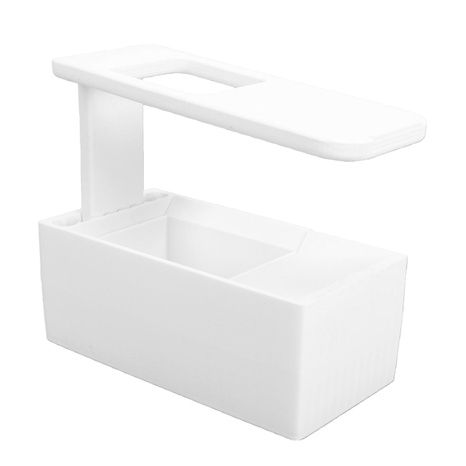 

Card Scanner Stand for Trading Cards PLA Desktop Sloped Tray Trading Card Scanner for Fast Scan Collectible Cards White