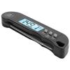 Klappbares Alarmthermometer Elektronisches Grillthermometer Lebensmitteltemperatur-MessgerätSchwarz
