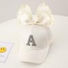 New Korean version of children's hats summer girls A standard baseball cap parent-child mother and daughter bow cap tide
