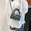 Niche Polka Dot Bag Women's 2025 New Fashionable Versatile Underarm Messenger Bag Exquisite Portable Small Bag Cylindrical Bag