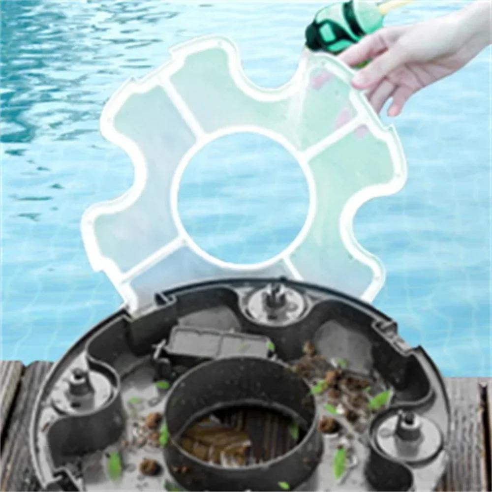 Intelligent Fully Automatic Pool Cleaner, Wireless Robot for Diving and Sucking Underwater Dirt