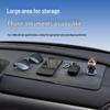 Heat-Resistant Car Dashboard Anti-Slip Pad with Grid Pattern