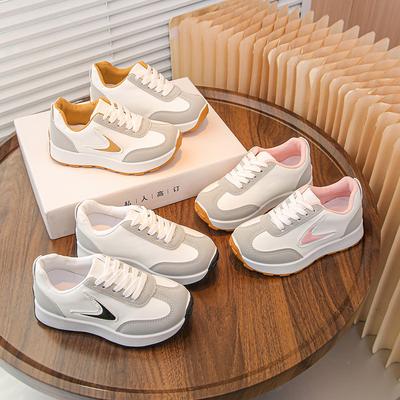 Spring and Autumn Children's German Training Shoes Casual Versatile Lace-up Children's Sneakers Soft Sole Non-slip Breathable Sports Shoes