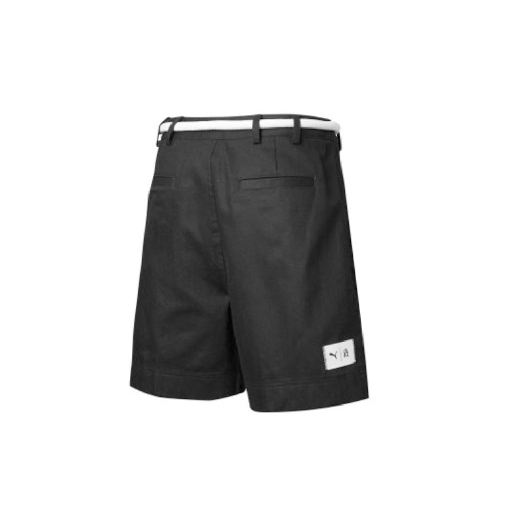 Puma X Liu Wen Solid Color Drawstring Casual Shorts Women Shorts Black 59901501