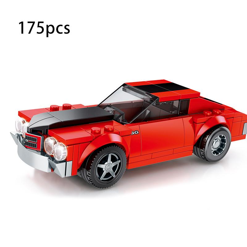Speed Super Race Car Racing Rally Model Building Blocks Sports Kits City Classic Great Vehicle Kids Toys Technique