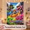 Custom Personalized Tapestry,Splatoon Print Custom Name Text Wall Art Hanging for Bedroom