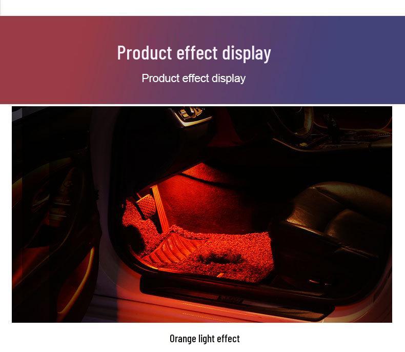 BMW Ambiente LED-Fußraumbeleuchtung für 1er, 3er, 5er, 7er Serie & X1, X3, X5 - Ideal für Lichtmodifikation