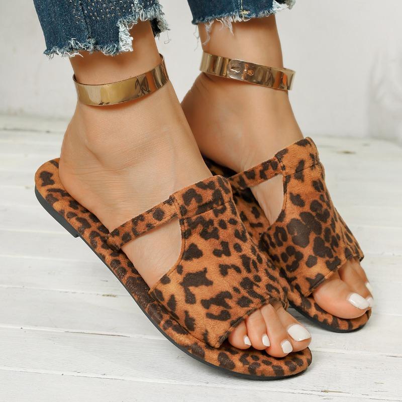 

Новая обувь на плоской подошве, универсальная и модная, тапочки и женская обувь 43 коричневый