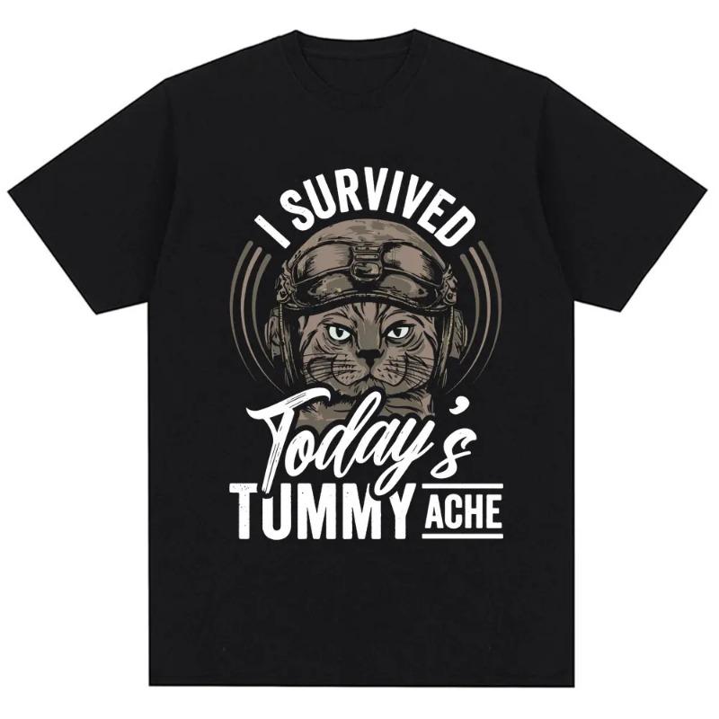 T-shirt in Cotone Gatto Divertente Certified Freak Unisex Uomo Donna Opium Merch Moda Taglia Grande Top Manica Corta Stampa Lettere T-shirt S-4xl
