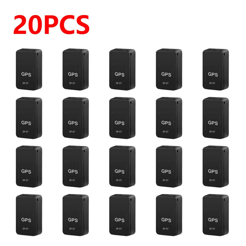 1-20pcs Mini GPS Car Tracker Real Time Tracking GF 07 Anti Theft Anti Lost Locator Strong Magnetic Mount SIM Message Positioner