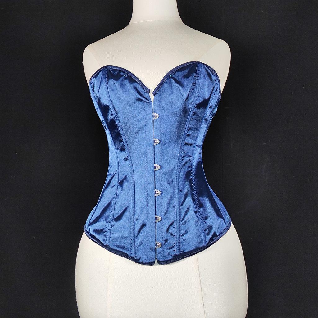 Halloween Court Corset Satin Bustier Push Up Shapewear