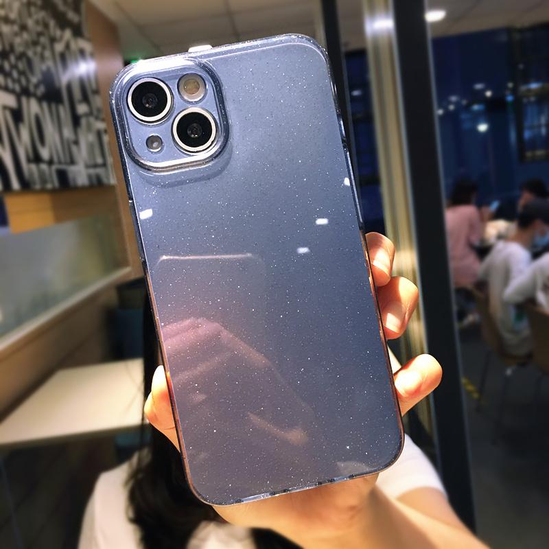Eiskristall Glitzer Klare Handyhülle für Iphone 13 12 11 Pro Max Xr Xs X 11 13 Pro Objektivschutz stoßfeste klare Rückseite