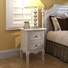 Tables de chevet 4 pcs avec 2 tiroirs MDF