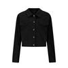 Jacket Women Fashion Cropped Casual Button Jackets Tops Trendy Long Sleeve Coats With Pocket