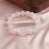 Bracelet powder crystal aquamarine pearl nine-tailed crystal bracelet fashionable and simple commuting dopamine national style