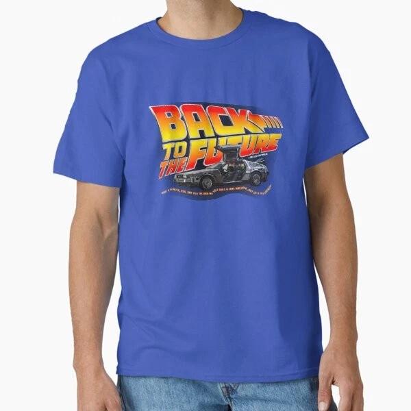 Back To The Future Time Machine Delorean Cla Made In UsaAus TShirt S2xl S