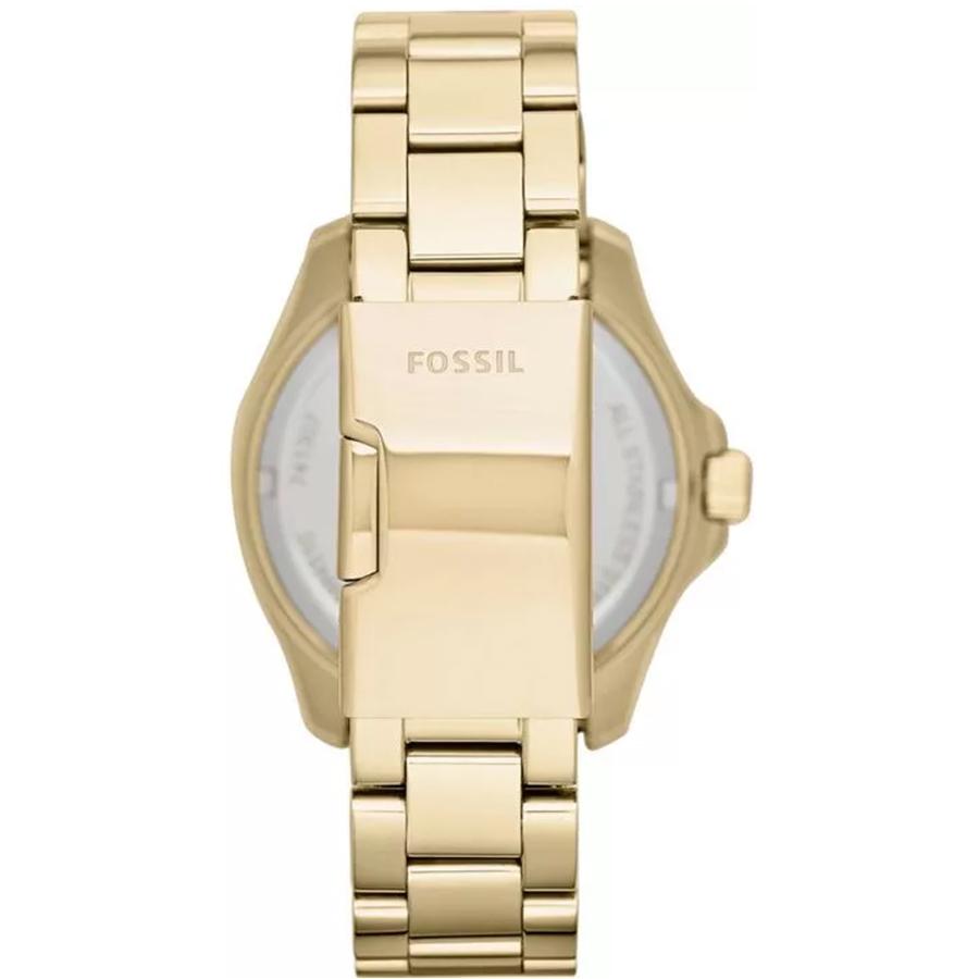 Fossil Ceas cu cuarț cu trei indicatoare pentru femei - Carcasă din oțel inoxidabil, Geam rezistent la zgârieturi, Formal/Casual/Dată AM4510