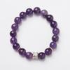 Handmade Purple Amethyst Crystal Bracelet Women With Natural Quartz Beads Boho Vintage Style