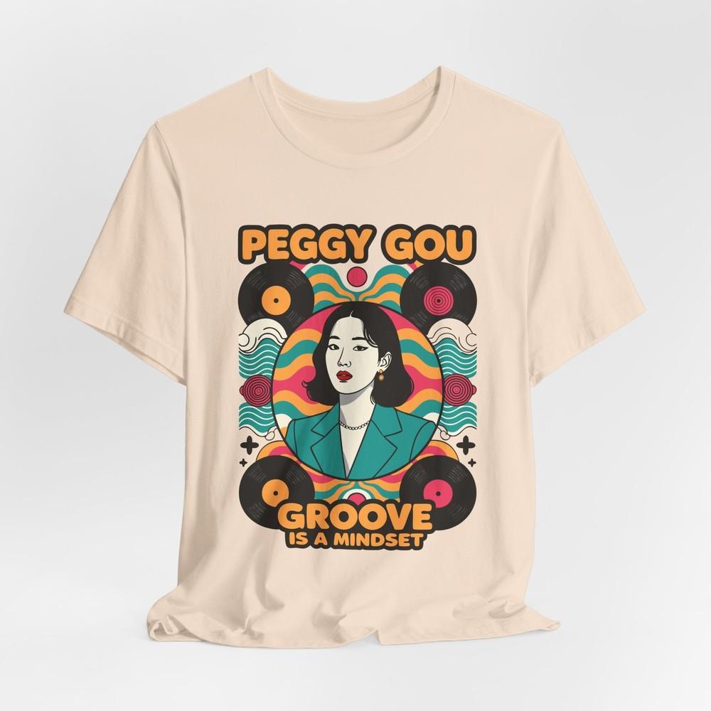 

Унисекс футболка в стиле Peggy Gou – Ретро Груви музыкальная футболка для вечеринок 2XL